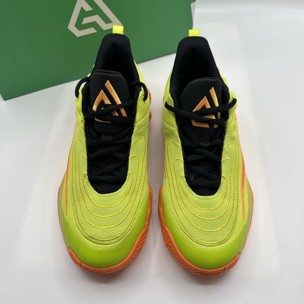 NEW NIKE Giannis Immortality 4 GS Shoes,SZ: Youth 5.5,Neon Yellow, Orange,Black - Picture 2 of 16